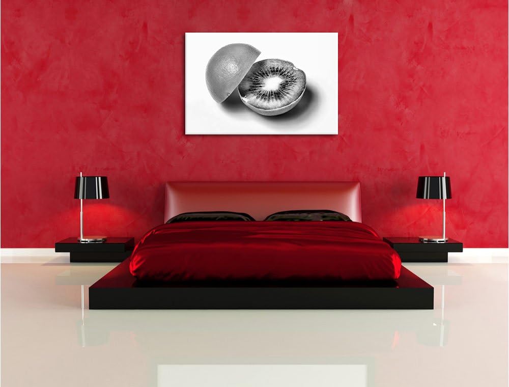 Pixxprint Orangen Kiwi Fruit Früchte Obst als Leinwandbild/Grösse: 100x70 / Wandbild/Kunstdruck/fert