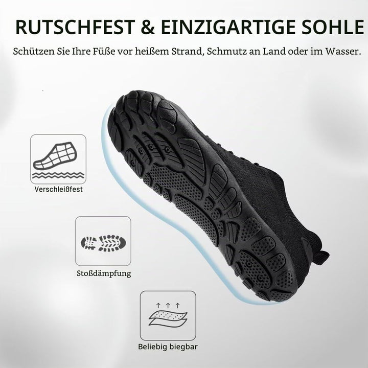 IceUnicorn Barfussschuhe Damen Herren Breite Traillaufschuhe Zehenschuhe Unisex Schwimmschuhe Strand