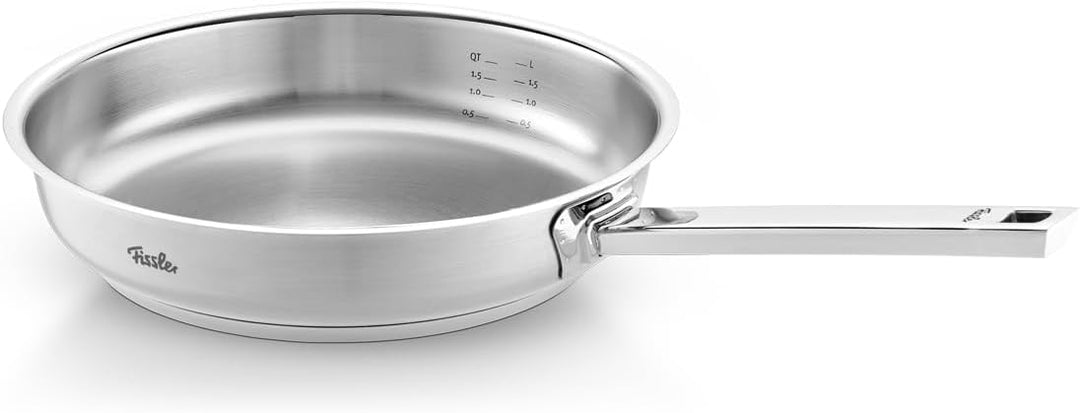 Fissler Original-Profi Collection Edelstahl-Pfanne 24 cm – unbeschichtete Stielpfanne mit Innen-Skal