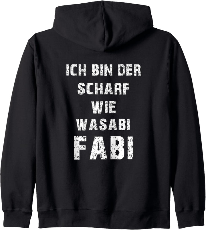FABI FABIAN Spruch Name Kirmes Malle Festival JGA Geschenk Kapuzenjacke