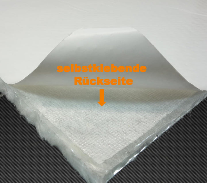 Schlauchland 1m x 1m Alu-Keramik Hitzeschutzmatte Ultra selbstklebend ***Turbo Auspuff Krümmer Isoli