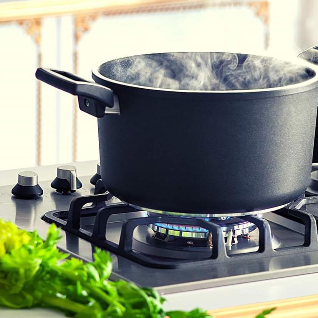 SKK grosser XL Universal-Topf Ø 32 cm - induktionsgeeignet - Gemüsetopf Aluguss beschichtet Kochtopf