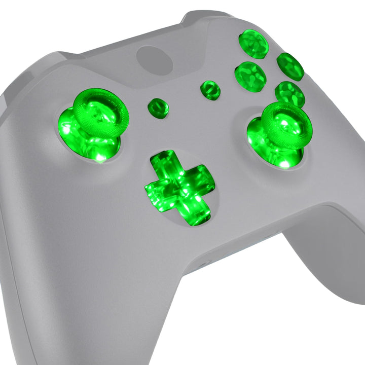 eXtremeRate LED Taste für Xbox One Controller, Bleuchtung Knöpfe Buttons D-pad Thumbsticks ABXY Butt