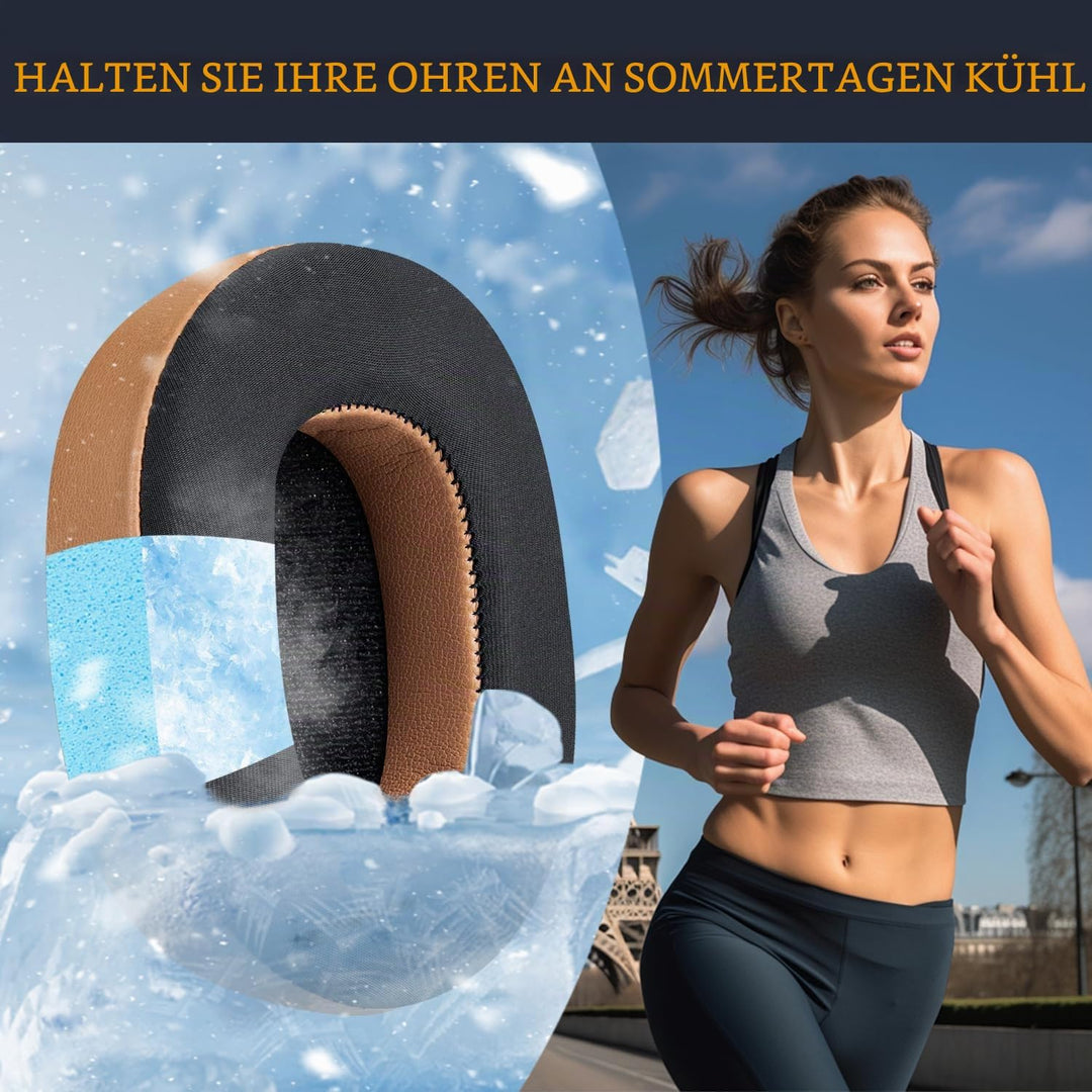 SOULWIT Kühlgel Ersatz Ersatzpolster Polster Ohrpolster für Skullcandy Hesh 3/ANC/Evo &amp; Crusher Wire