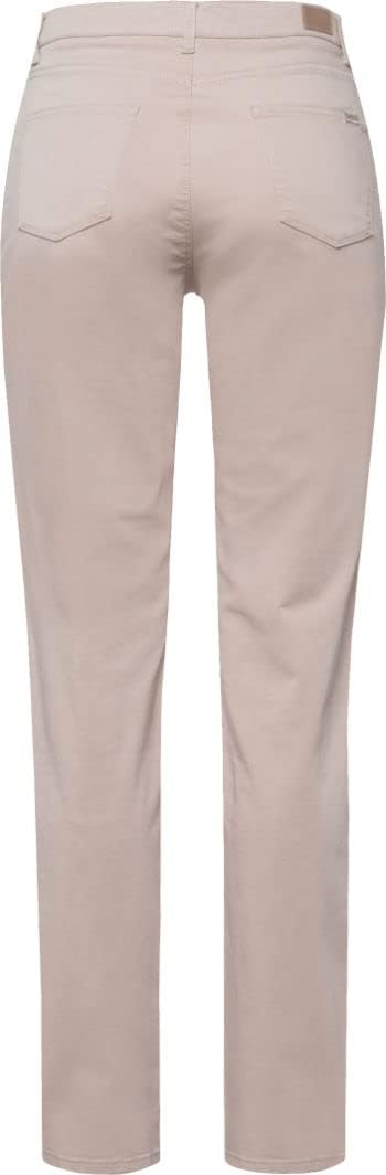 BRAX Damen Style Carola Five-Pocket Wertigem Baumwollsatin Hose 25W / 34L Toffee, 25W / 34L Toffee