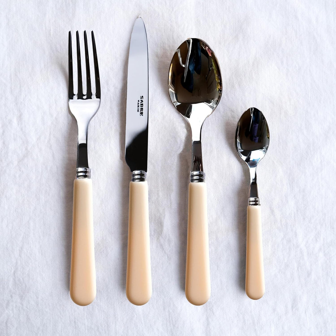 SABRE PARIS - Tafelbesteck-Set, 5-teilig - Pop - Messer, Gabel, Esslöffel, Teelöffel &amp; Kuchengabel -