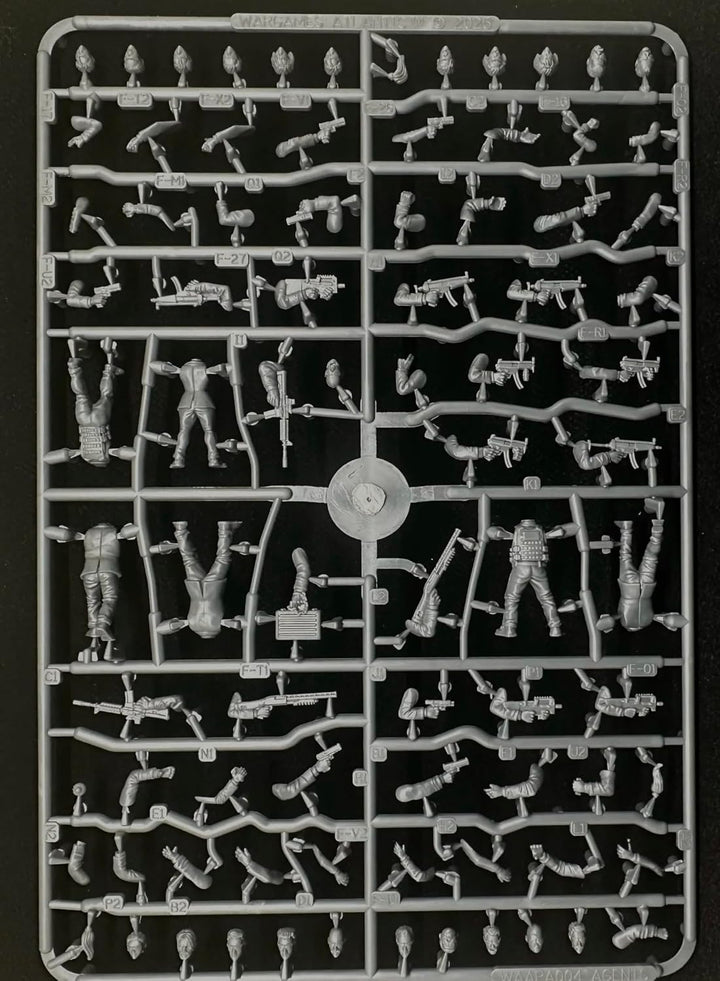 Wargames Atlantic, Pulp Adventure - Agents, 28 mm Hartplastik-Figuren