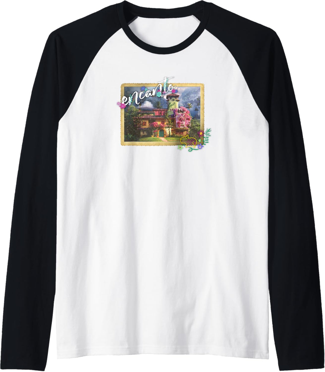Disney Encanto Floral Home Postcard Logo Raglan