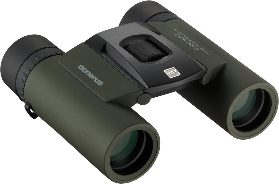 Olympus 8x25 WP II Fernglass (Wasserdicht, Beschlagsfrei, Staubschutz, 10-fache Vergrösserung), geei
