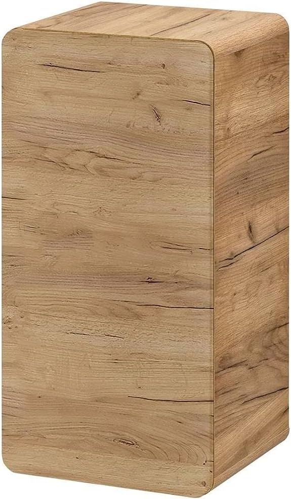 Lomadox Badezimmer Unterschrank hängend, Wotan Eiche Nb. Nb., 1-türig, B/H/T ca. 35/68/32 cm, Holzto