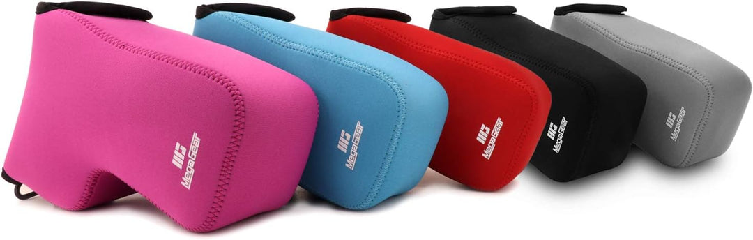 MegaGear Ultraleichte Kameratasche aus Neopren kompatibel mit Nikon Coolpix P1000 Grau, Grau