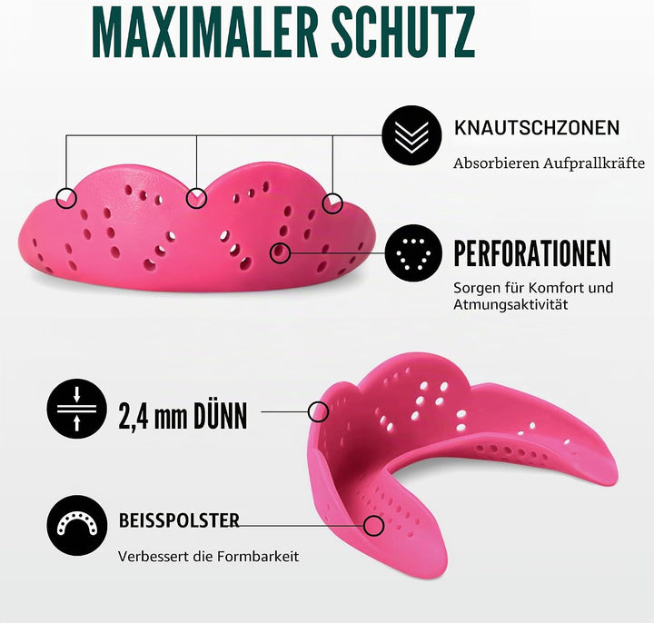 SISU Erwachsene Nextgen Max Zahnschutz Einheitsgrösse Pink, Einheitsgröße Pink