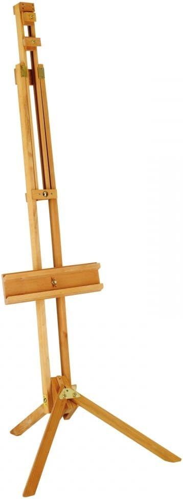 Studiostaffelei Lea für Keilrahmen, bis 69cm höhe, höhenverstellbar, Abmessung: 180 x 80 x 58 cm, St