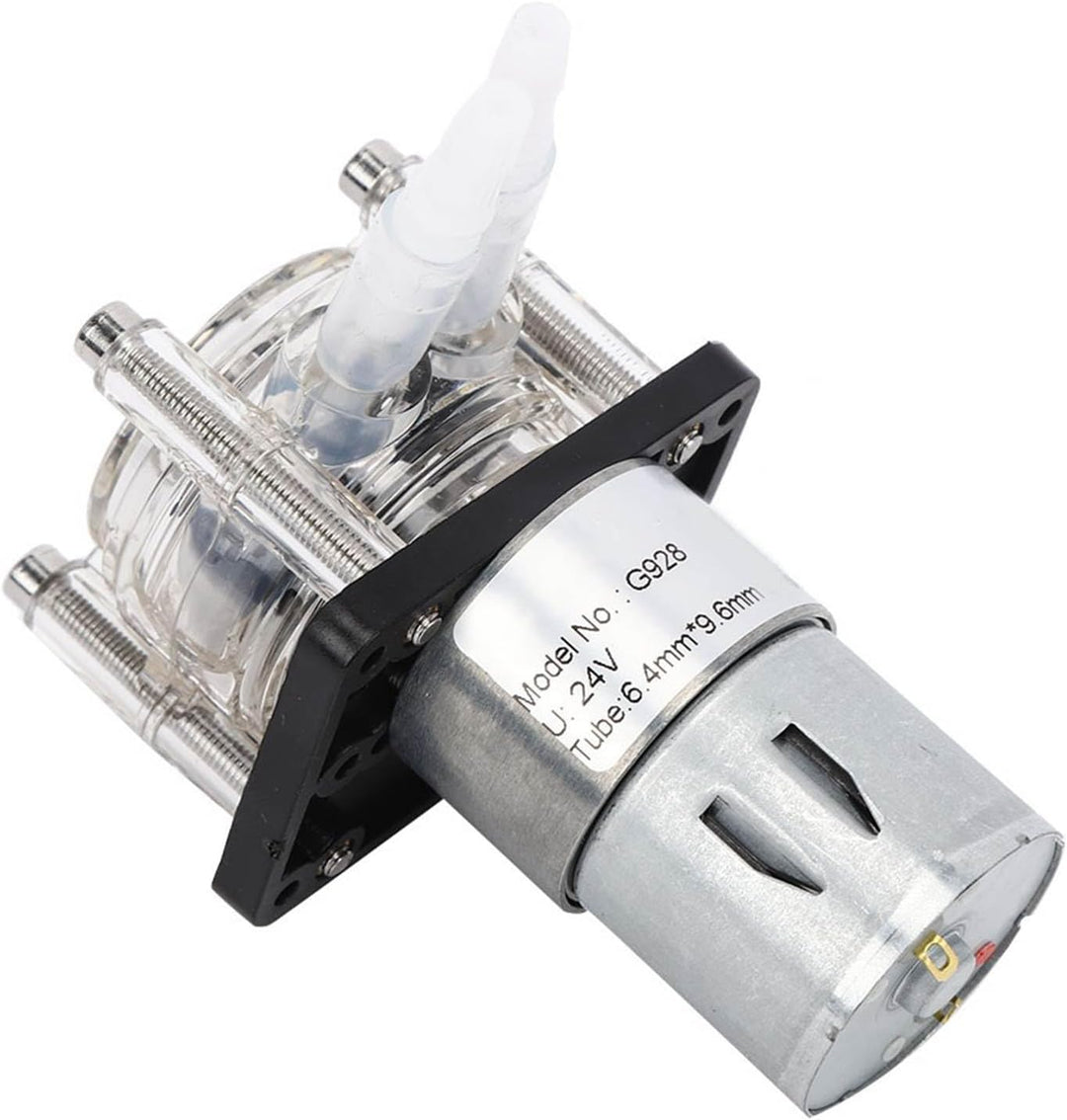 Fafeicy 24V Peristaltikpumpe G928 mit Kartenschlitzdesign, 500 ml/min Peristaltikpumpe mit grossem D