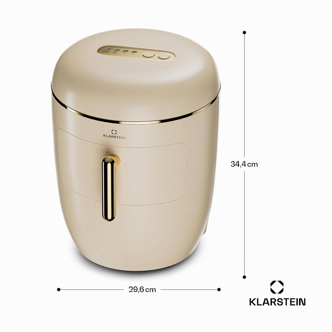 Klarstein Eiswürfelmaschine für Zuhause Camping Gastro, Schnelle Mini-Eiswürfelmaschine Klein, Profi
