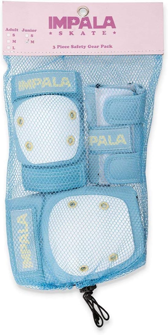 Impala Skate – Schutzausrüstung für Rollerskate und Skateboard S Sky Blue / Yellow, S Sky Blue / Yel