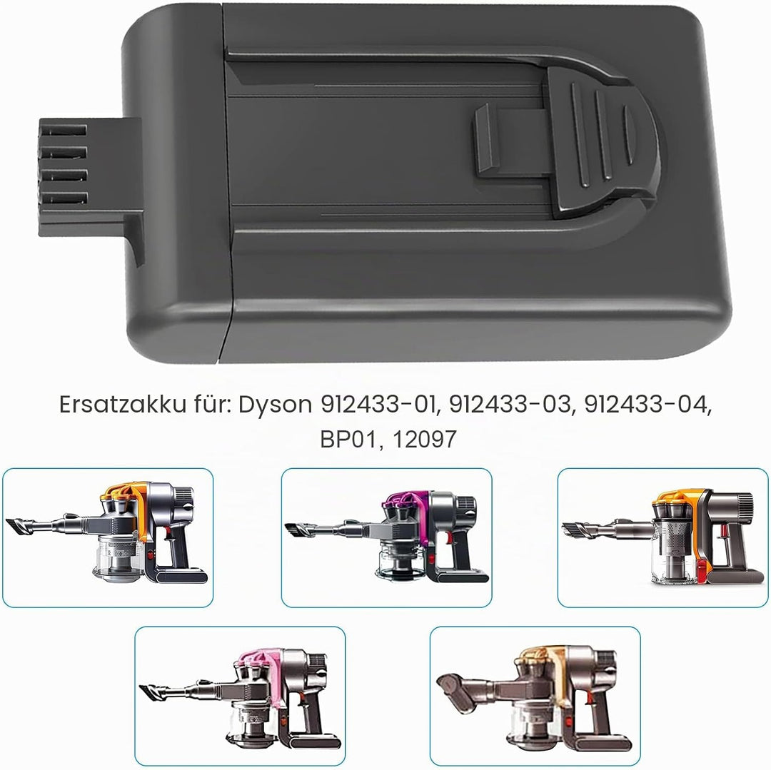 ASUNCELL Li-Ionen-Akku für Dyson DC16 DC12 Dyson DC16 Root 6 DC16 ISSEY MIYAKE exklusiver DC16 Anima