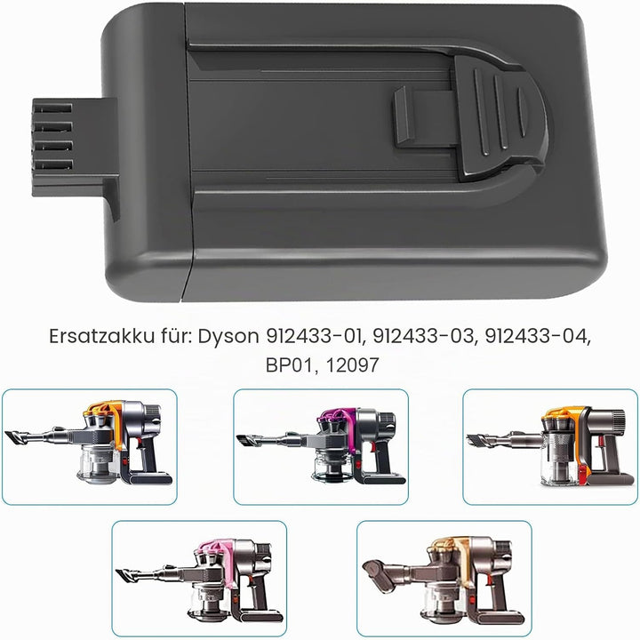 ASUNCELL Li-Ionen-Akku für Dyson DC16 DC12 Dyson DC16 Root 6 DC16 ISSEY MIYAKE exklusiver DC16 Anima