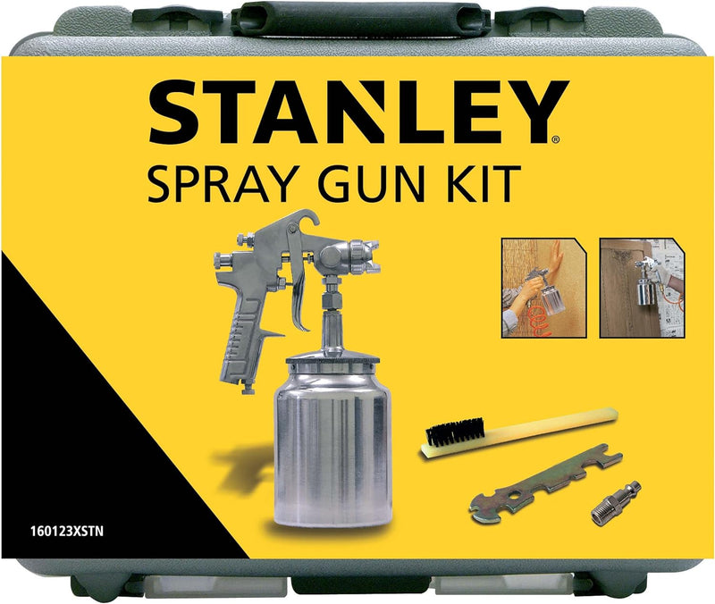 Stanley Zubehör für Luftkompressoren Spray Gun Kit metal, 160123XSTN, 160123XSTN