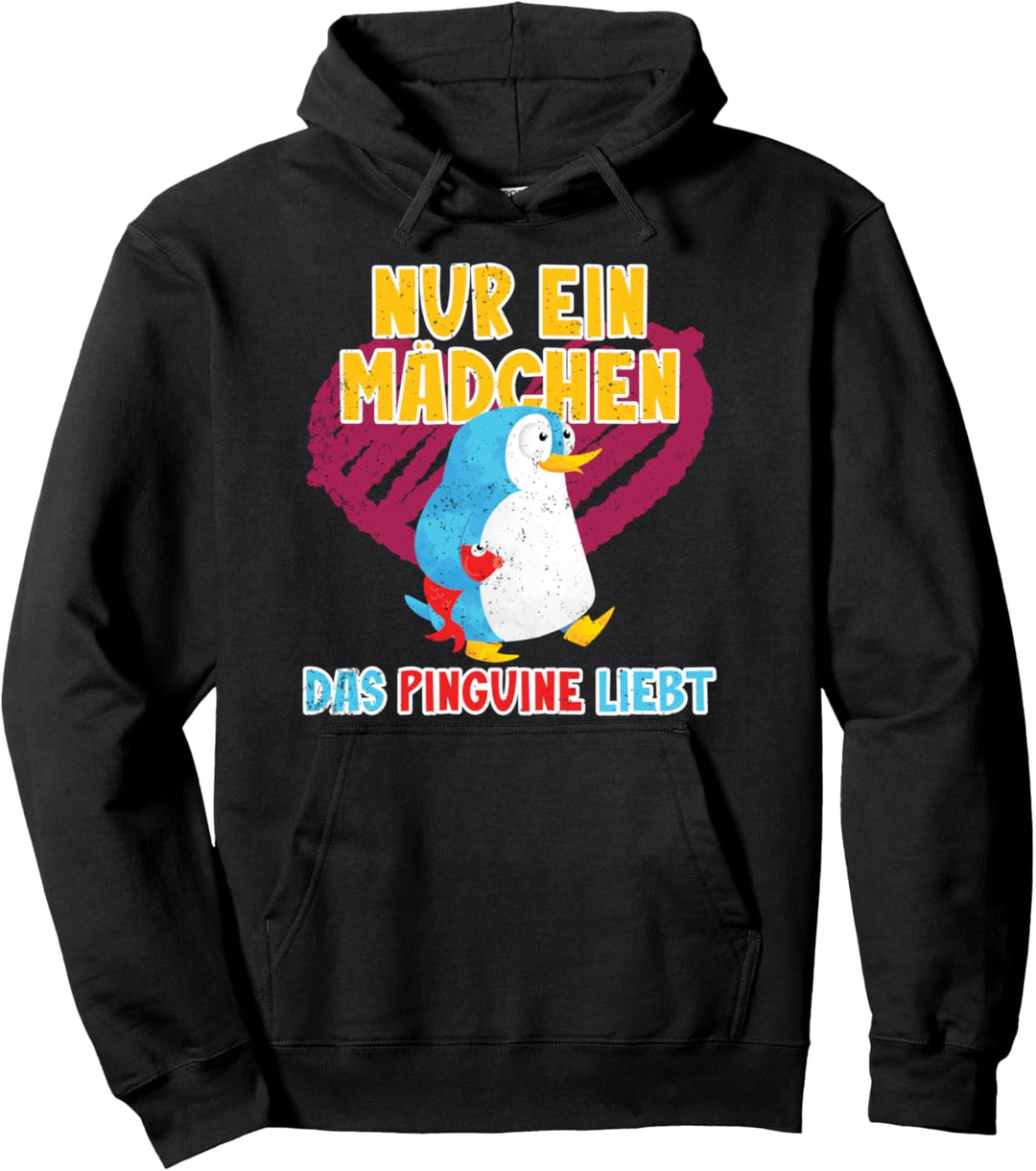 Zoo Tier Nur ein Mädchen das Pinguine liebt Pinguin Pullover Hoodie
