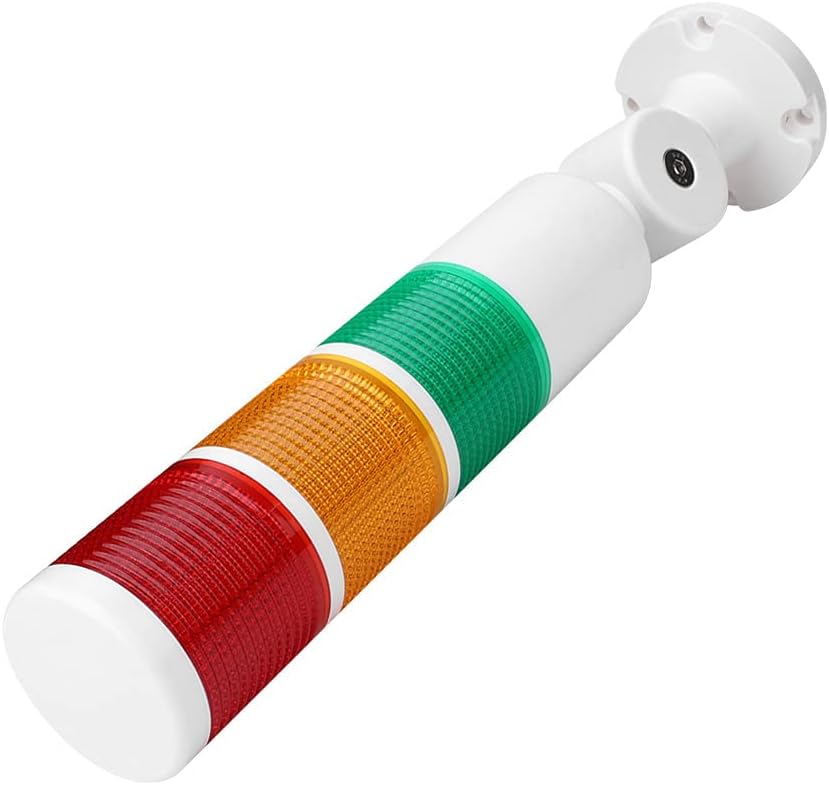 EVTSCAN Neueste Signalleuchte Säule LED Alarm Rundturm Lichtanzeige Blitzlicht Warnleuchte Summer Ro