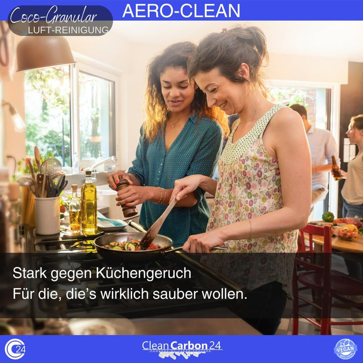 2,5 Liter Aktivkohle Granulat aus Kokosnussschalen zur Luftreinigung (3,4-4,8mm / 4x6mesh)