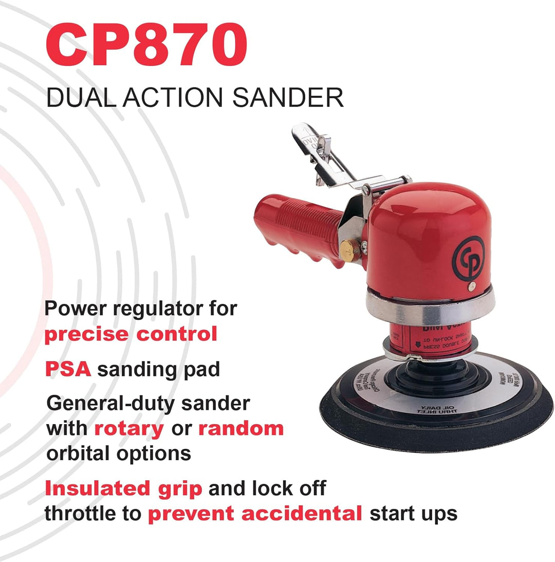 Chicago Pneumatic Exzenterschleifer CP870 Luftschleifer, Luftschleifer