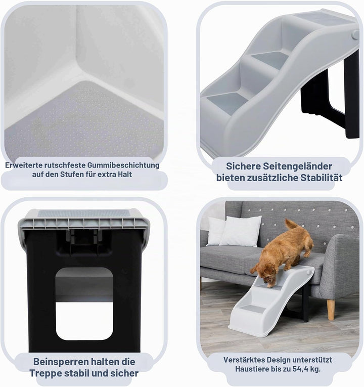 TRIXIE 39475 TREPPE, KUNSTSTOFF, 34 × 39 × 54 CM,