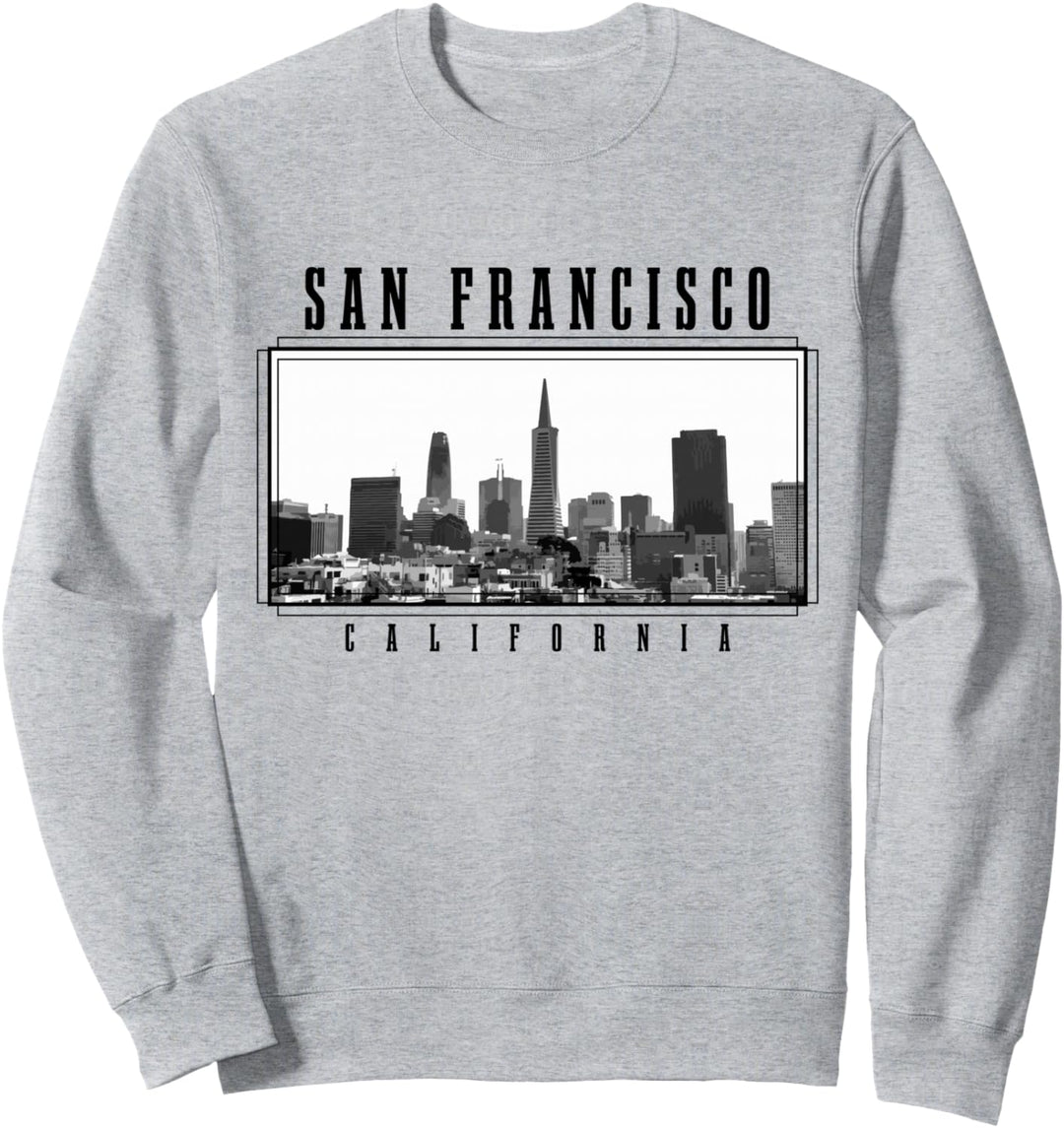 San Francisco California Vintage Skyline USA Amerika Sweatshirt