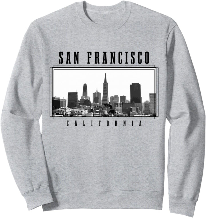 San Francisco California Vintage Skyline USA Amerika Sweatshirt