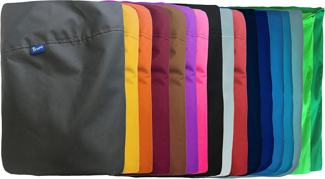 Bruni Classico Sitzsack-Bezug ohne Füllung - Wechselhülle (M, grau) Medium Grau, Medium Grau