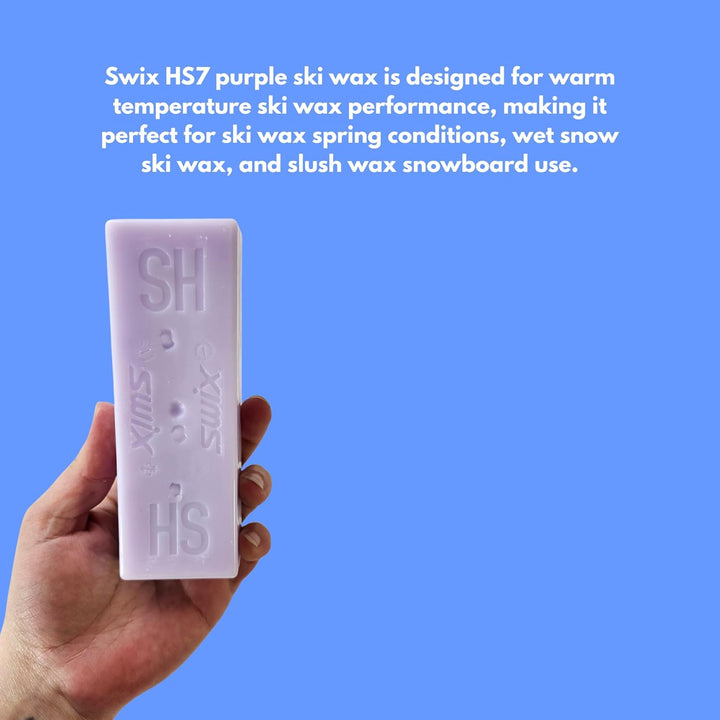 Swix HS7 Skiwachs, Violet 2°C/-8°C, 180g