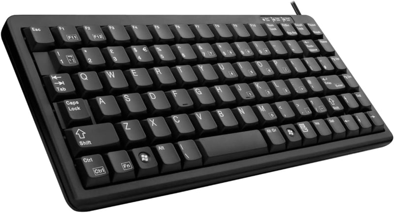 CHERRY Compact-Keyboard G84-4100, Deutsches Layout, QWERTZ Tastatur, kabelgebundene Tastatur, kompak