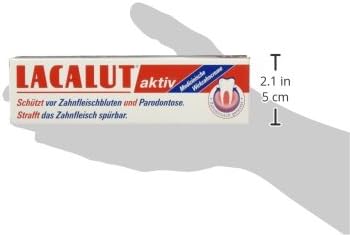 LACALUT AKTIV ZAHNCREME, 100ml Zahnpasta, sofort spürbare Straffung und Festigung des Zahnfleischs,