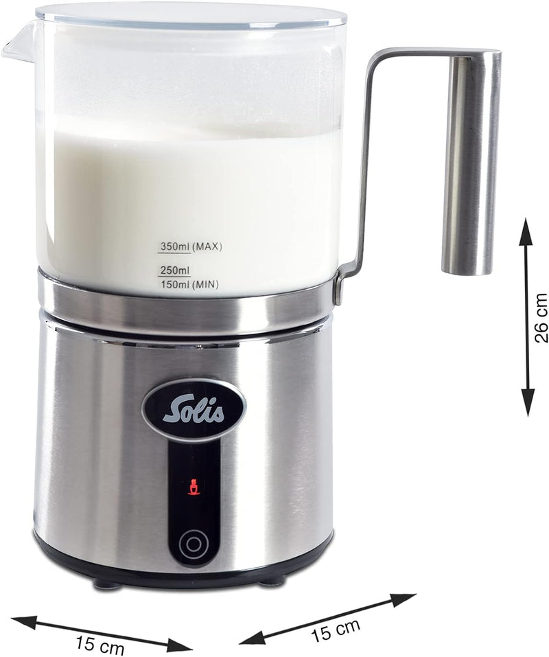 Solis Cremalatte 869 Milchaufschäumer Elektrisch - Milchschäumer für Bis zu 350ml Milch - Milchschau