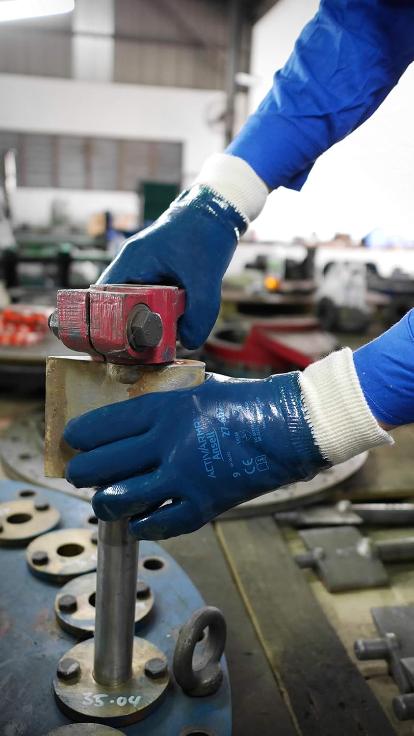 Ansell ActivArmr 27-602 Arbeitshandschuhe, Spezialausführung für Arbeiten mit hohen Belastungen, Sch