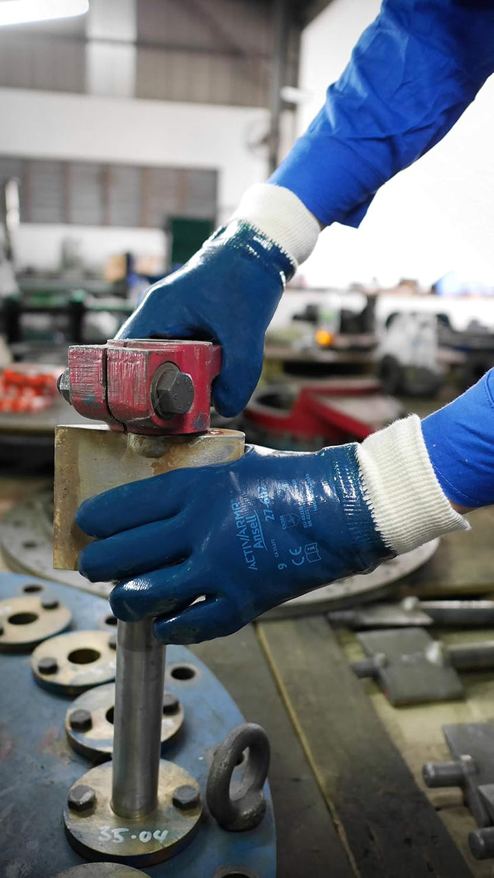 Ansell ActivArmr 27-602 Arbeitshandschuhe, Spezialausführung für Arbeiten mit hohen Belastungen, Sch