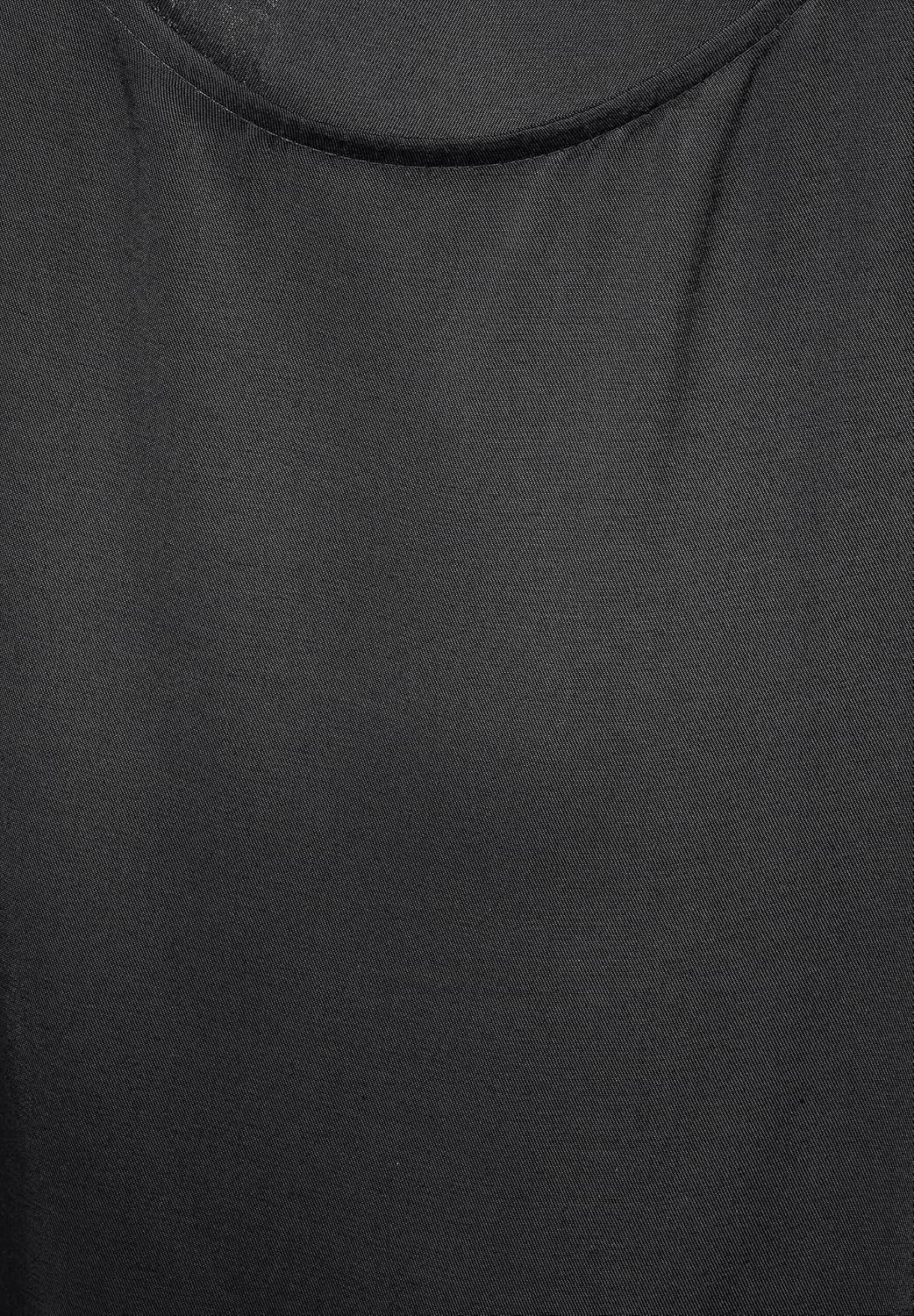 Street One Damen Top im Satin Look 34 Black (Schwarz), 34 Black (Schwarz)