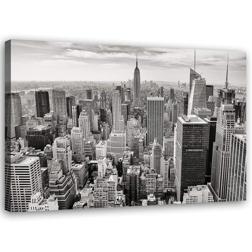 Leinwandbild XXL Architektur Wandbild Kunst schwarz-weiss 120x80 cm Leinwandbild 120x80 cm schwarz-w