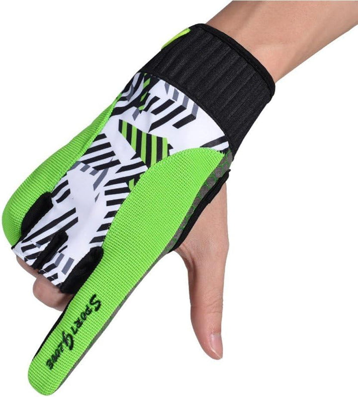 1 Paar Bowling-Handschuhe, rutschfeste Sporthandschuhe, Halbfinger-Bowling-fäustlinge, Rechte Hand,