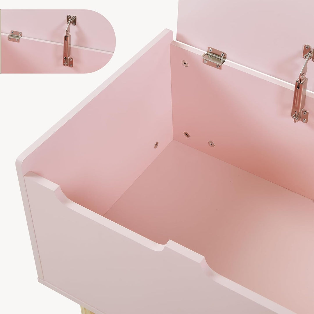 [en.casa] Spielzeugkiste mit Deckel Virer Kuscheltier Aufbewahrung Kinderzimmer Truhe Spielzeugbox 6