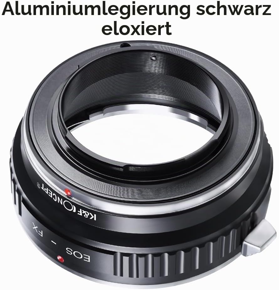 K&F Concept EOS EF/EFS Objektivadapter auf FujiFX Mount X-Pro1 X Kamera X-Serie, spiegellose Kameras