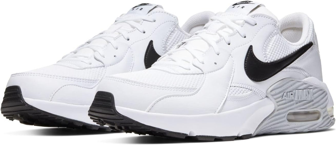 Nike Herren Air Max Excee Sneaker 38.5 EU White Black Pure Platinum, 38.5 EU White Black Pure Platin