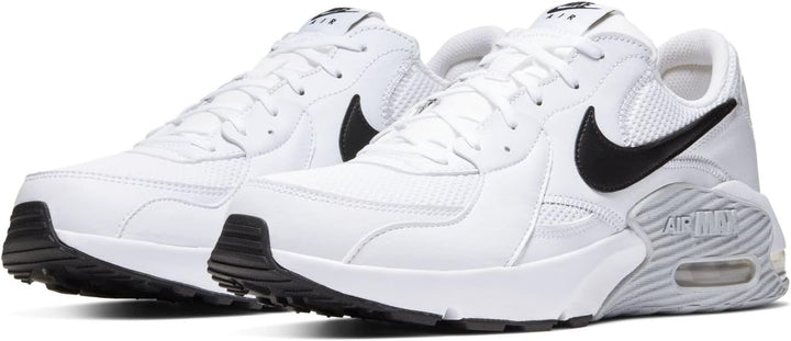 Nike Herren Air Max Excee Sneaker 38.5 EU White Black Pure Platinum, 38.5 EU White Black Pure Platin