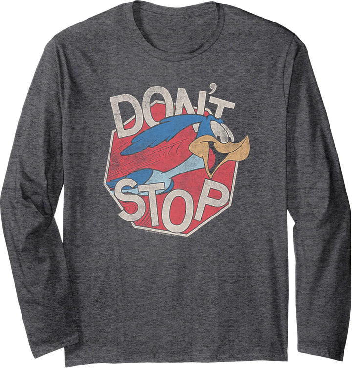 Looney Tunes Roadrunner Don't Stop Langarmshirt