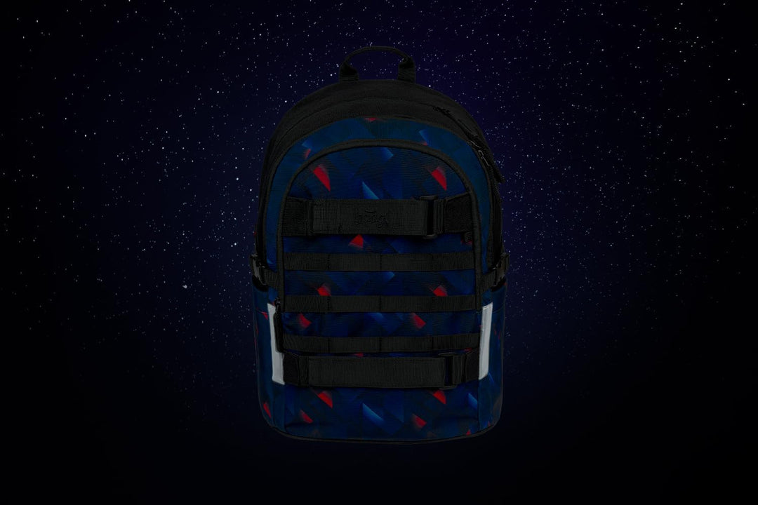 Baagl Schulrucksack Set Jungen 3 Teilig (Skateboard Rucksack, Mäppchen, Sporttasche), Schultasche ab