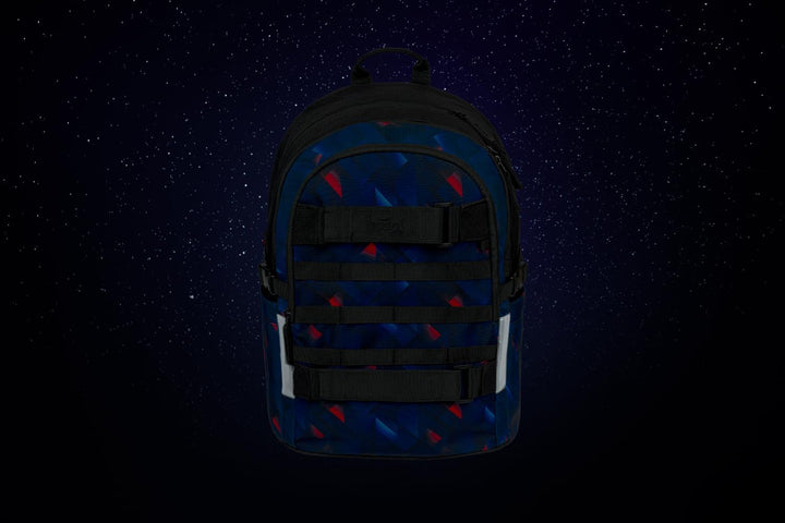 Baagl Schulrucksack Set Jungen 3 Teilig (Skateboard Rucksack, Mäppchen, Sporttasche), Schultasche ab