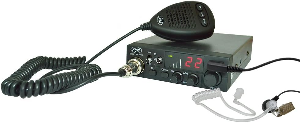 Paket Radiosender CB PNI Escort HP 8001L 4 W 12 V, 40 Kanäle + Antenne CB PNI Extra 40 mit Magnet, L