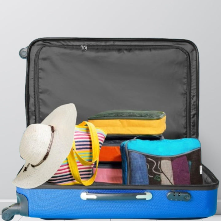 OW-Travel Koffer Organizer Set (4 Stück) Einfach zu Organisierende Packtaschen für Koffer. Packwürfe