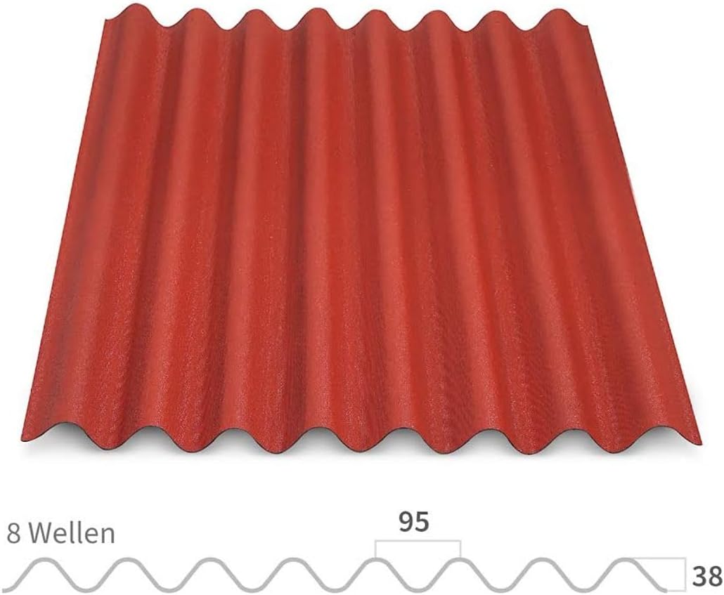 Onduline Easyline Bitumenwellplatte, 1000mmx760mm Schwarz